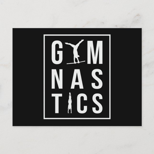 Carte Postale Gymnastique Unven Bars Hopper Acrobat Mat Gymnaste (Devant)