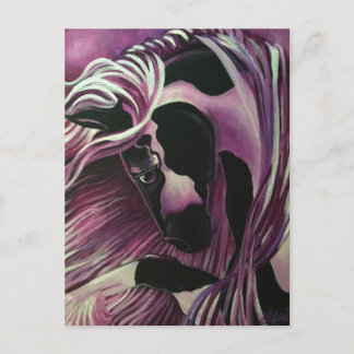 CARTE POSTALE GYPSY VANNER HORSE