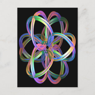 Carte Postale Gyroscope 3D Imaginaire