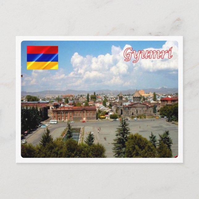 Carte Postale Gyumri - Panorama - (Devant)