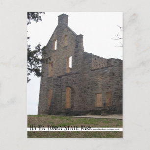 Carte Postale Ha Ha Tonka Castle Ruines Missouri Travel