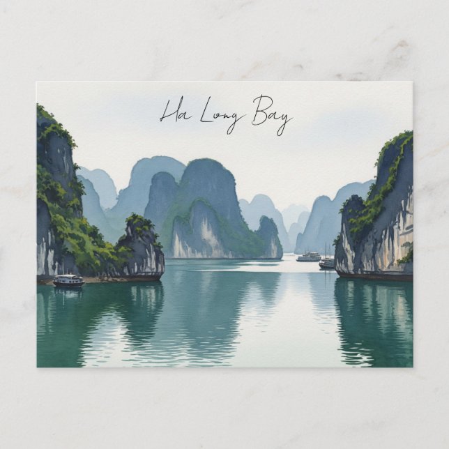 Carte Postale Ha Long Bay Vietnam (Devant)