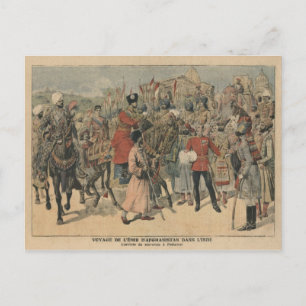 Carte Postale Habibullah Kahn Emir d'Afghanistan