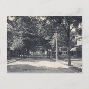 Carte Postale Hackettstown, New Jersey, Grand Ave, Vintage