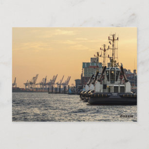 Carte Postale hafen de hambourg