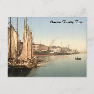 Carte Postale Hafenstrasse à Copenhague