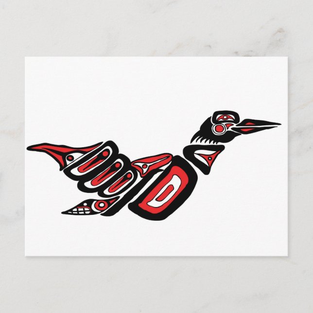 Carte Postale Haida Loon (Devant)