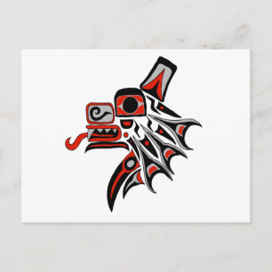 Carte Postale Haida Wolf 2012
