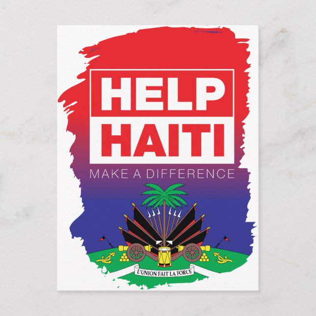 Carte Postale Haïti_Aide (Devant)