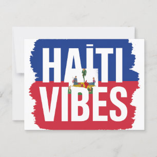Carte postale Haïti Vibes   Souvenir tropical
