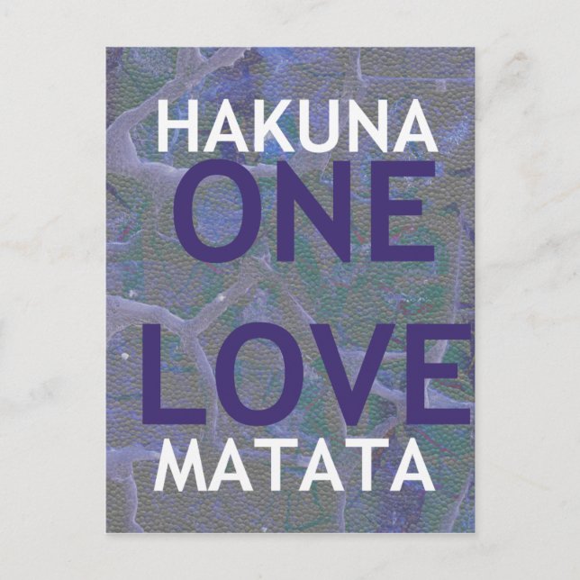 CARTE POSTALE HAKUNA MATATA (Devant)