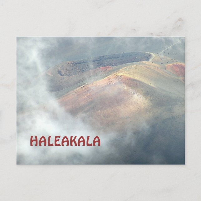 CARTE POSTALE " HALEAKALA DANS LES NUAGES" (Devant)