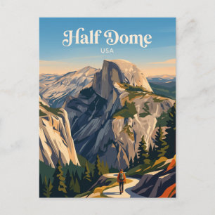 Carte Postale Half Dome Yosemite États-Unis