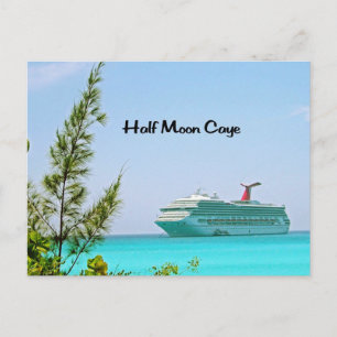 Carte Postale Half Moon Caye Bahamas