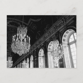 Carte Postale Hall avec lustres