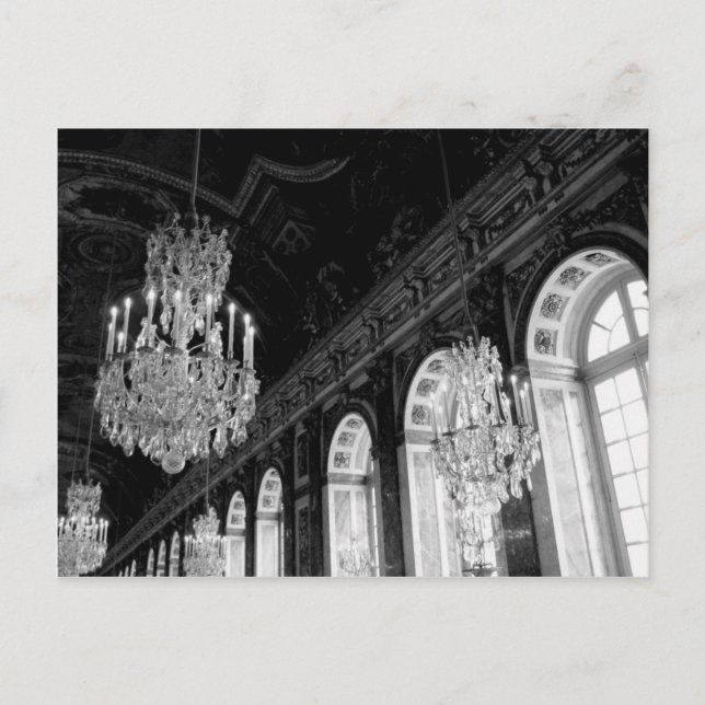 Carte Postale Hall avec lustres (Devant)