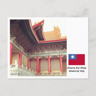 Carte Postale Hall du mémorial de Chiang Kai Shek