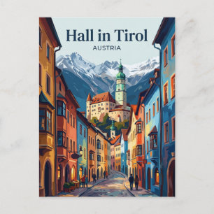 Carte Postale Hall en Tyrol Autriche
