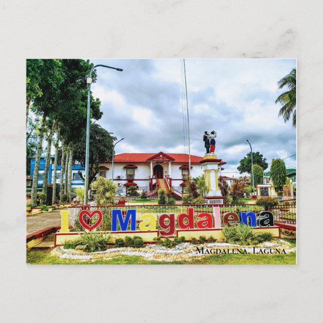 Carte Postale Hall municipal historique de Magdalena à Laguna (Devant)