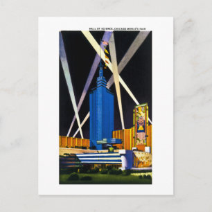 Carte Postale Hall of Science, Foire mondiale de Chicago