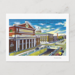 Carte Postale Hall symphonique, Horticulture