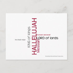 Carte Postale Hallelujah Chorus