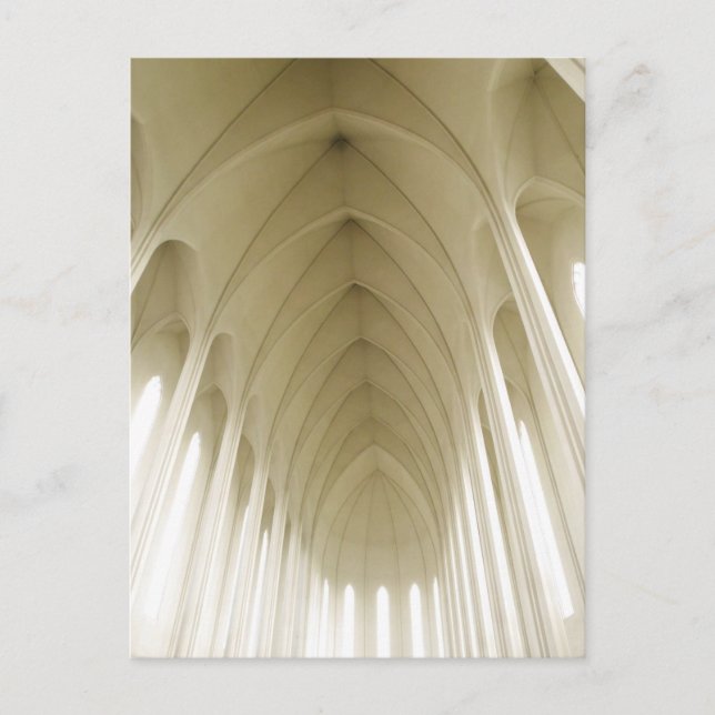 Carte postale Hallgrimskirkja Islande (Devant)