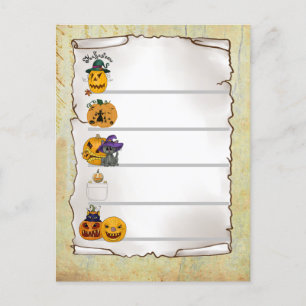 Carte Postale Halloween