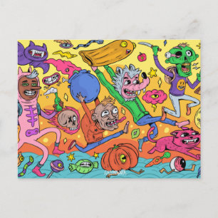 Carte postale Halloween