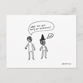 carte postale halloween