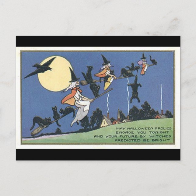 carte postale halloween (Devant)