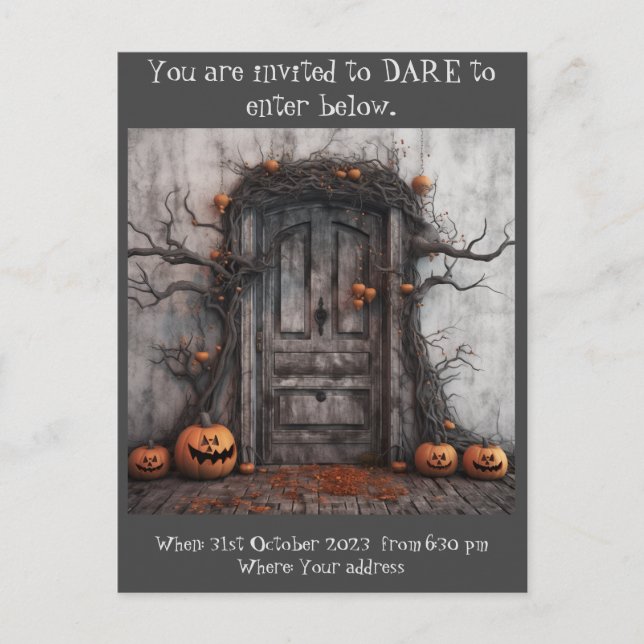 Carte Postale Halloween (Devant)