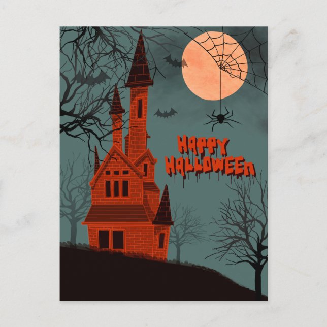 Carte Postale Halloween (Devant)