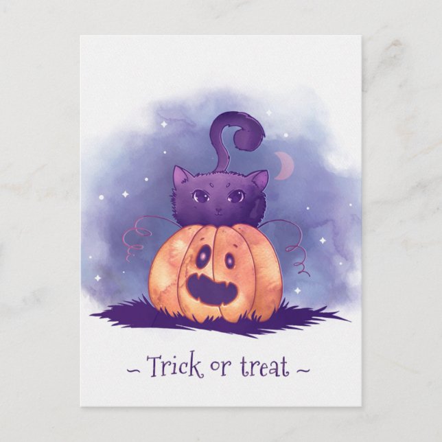 Carte postale Halloween (Devant)