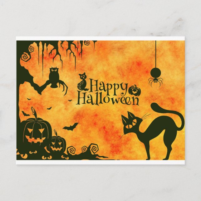 Carte postale Halloween (Devant)