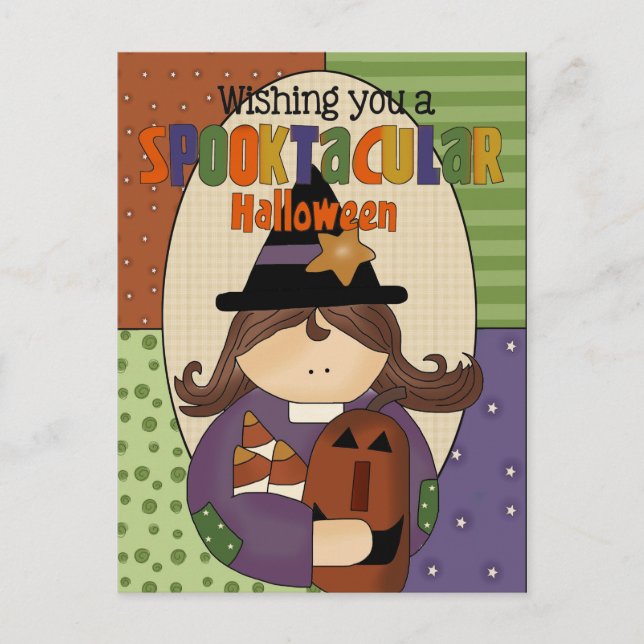 Carte postale Halloween (Devant)