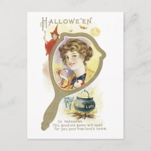 Carte Postale Halloween à l'ancienne