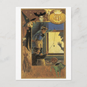 Carte Postale Halloween à l'ancienne