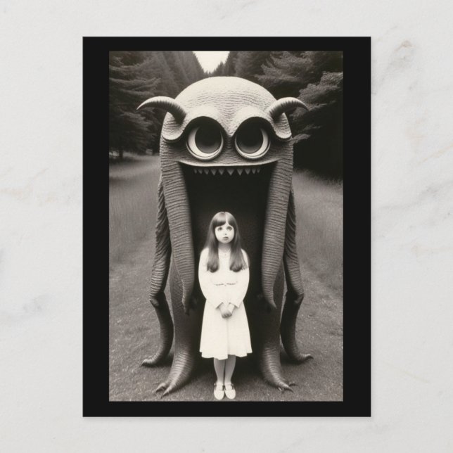 Carte postale Halloween Bizarre (Devant)