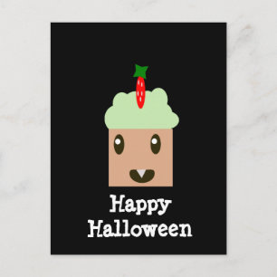 Carte Postale Halloween Cupcake