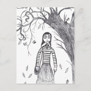 Carte Postale Halloween déplaisant