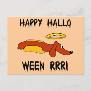 Carte Postale Halloween drôle