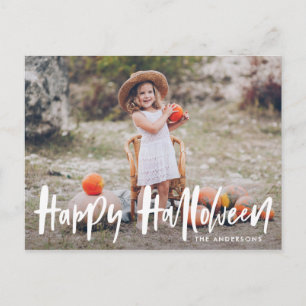 Carte Postale Halloween écrit à la main Photo Halloween