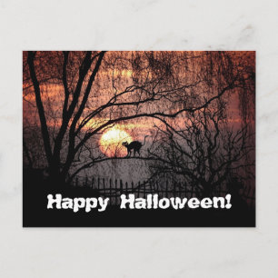 Carte Postale Halloween éffrayant