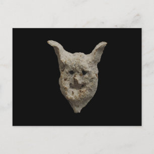 Carte Postale Halloween éternel x Sculpture antique lapidée