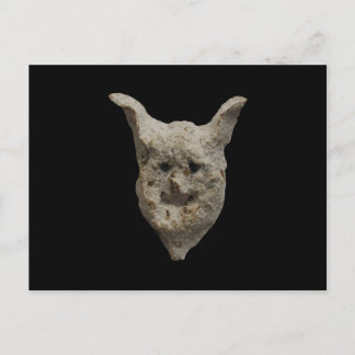 Carte Postale Halloween éternel x Sculpture antique lapidée
