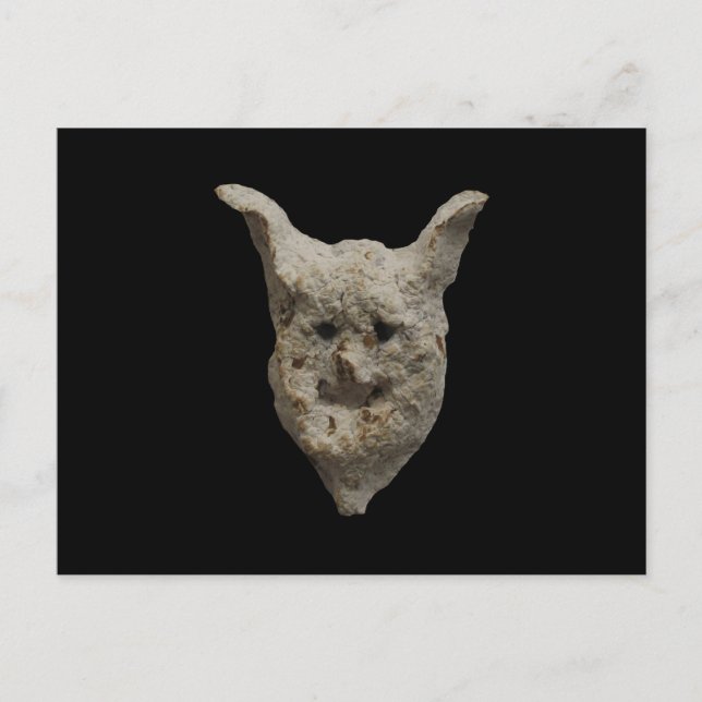 Carte Postale Halloween éternel x Sculpture antique lapidée (Devant)