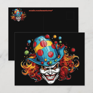 Carte postale Halloween/Joker