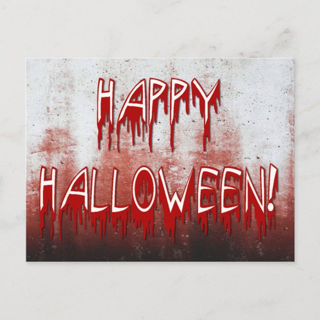 Carte postale Halloween joyeuse (Devant)