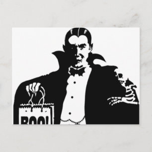 Carte Postale Halloween joyeuse de Dracula